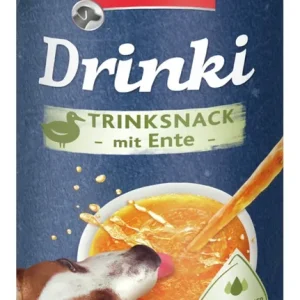 Neu Im Sortiment Sparpaket 2 x 185 ml Rinti Drinki Trinksnack mit Ente Hunde Snack